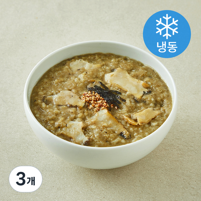 자연별곡 완도 톳 전복내장죽 (냉동), 160g, 3개