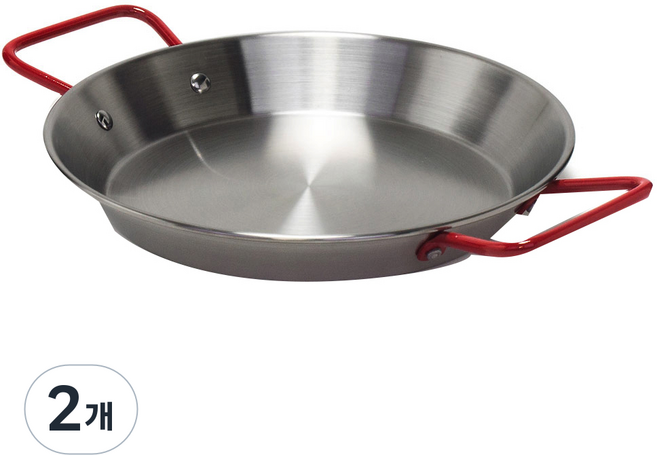 이앤케이 스테인레스 빠에야팬, 18cm, 2개