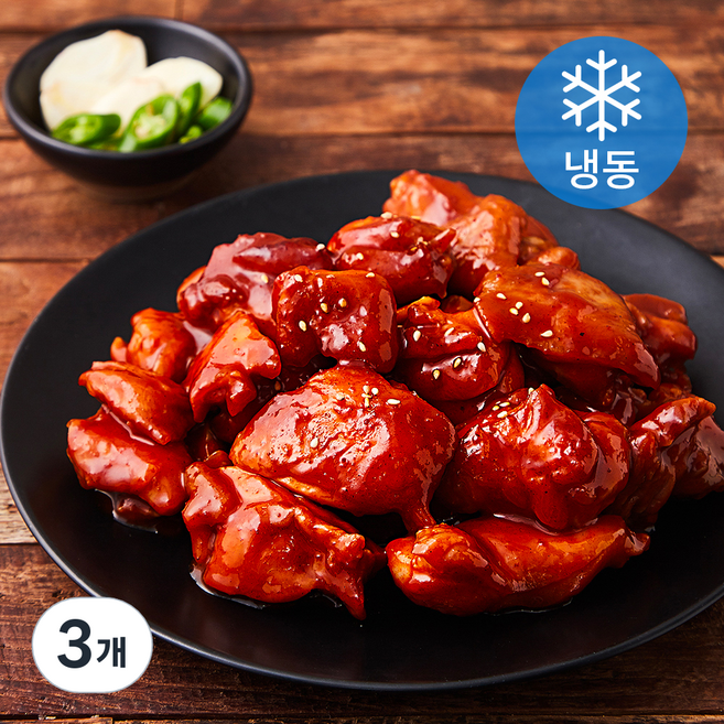 수월한 불닭 (냉동), 480g, 3개