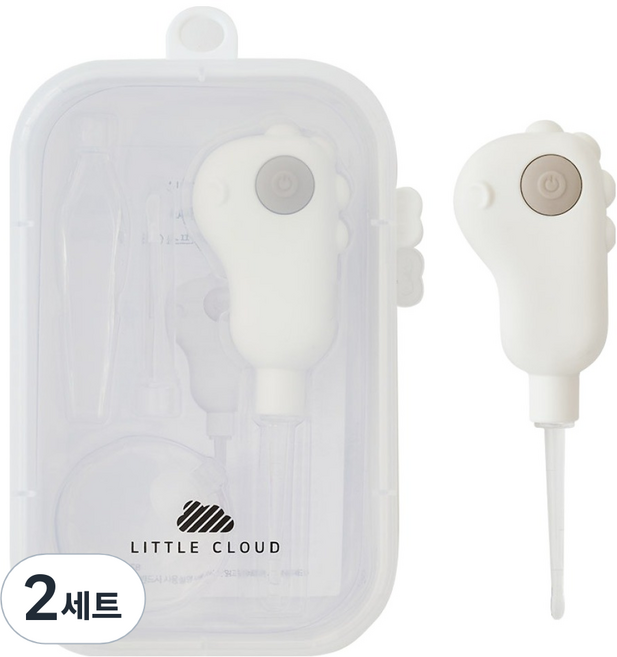 리틀클라우드 LED 소프트클린 귀이개 5종 + 건전지 세트, 2세트