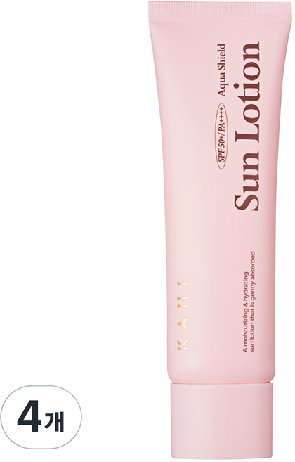 KAHI Aqua Shield日常亮白撫紋防曬乳 SPF50+ PA++++, 50ml, 4條