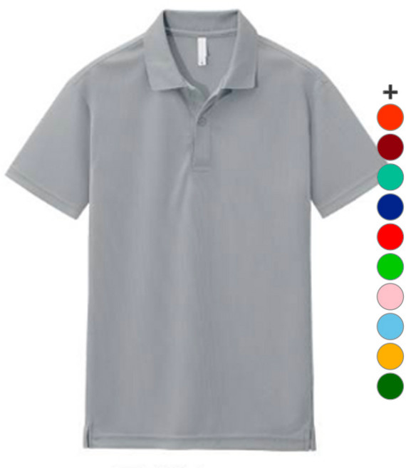 男女通用 涼感 透氣 Dry-Coolon POLO領 短袖 T恤 MDBT124TS