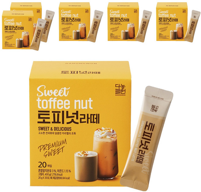 다농원 토피넛라떼, 20g, 20개입, 6개