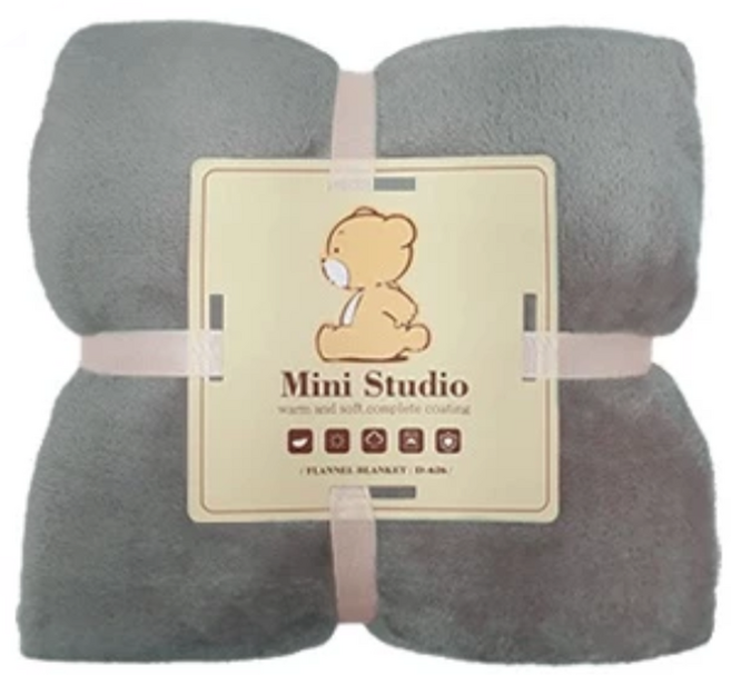 Mini Studio 法蘭絨毛毯 100% 聚酯纖維