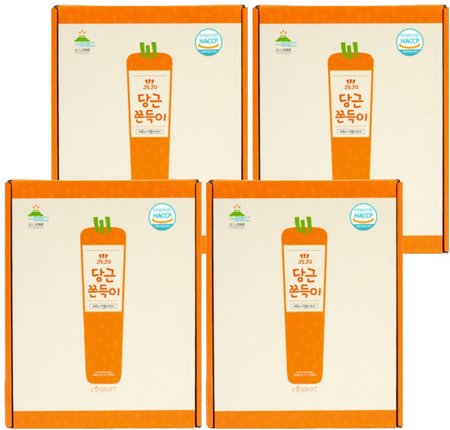 쫀득한제주 당근 쫀득이 15개입, 270g, 4개