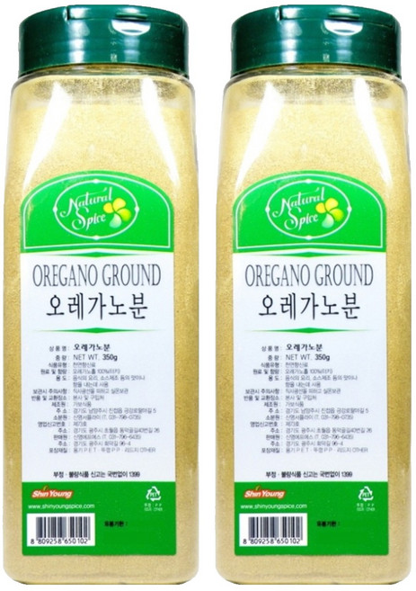 내츄럴스파이스 오레가노분, 350g, 2개