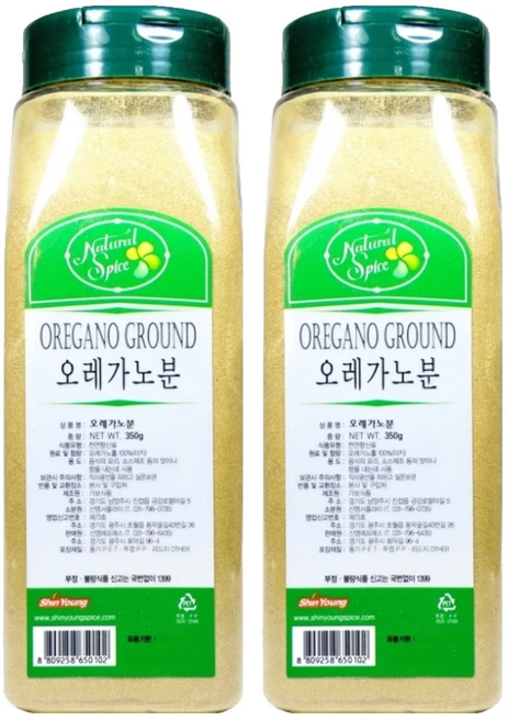 내츄럴스파이스 오레가노분, 350g, 2개 - 쿠팡