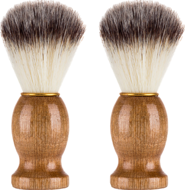 남성용 쉐이빙 브러쉬, 1개입, 2개