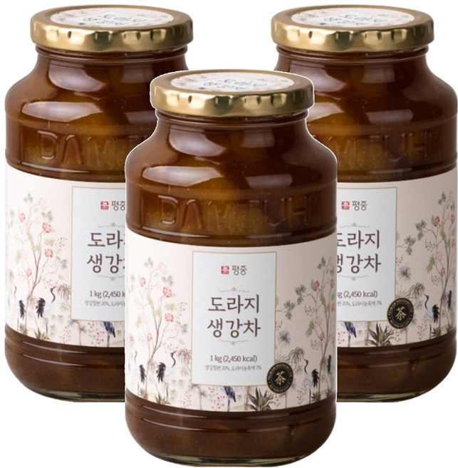 평중 도라지 생강 차, 1kg, 1개입, 3개
