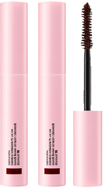 lilybyred 持久捲翹防水睫毛膏 6g, 04 Mocha Brown, 2個