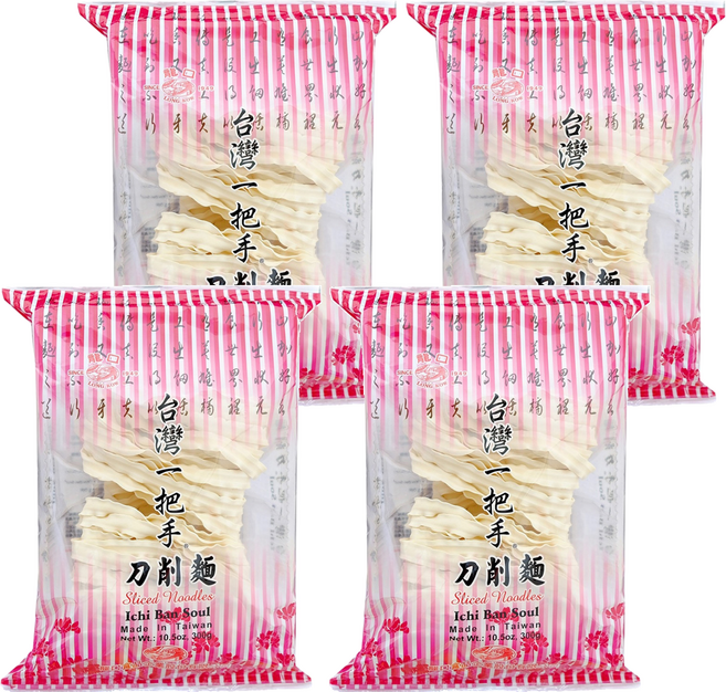 龍口 台灣一把手 刀削麵, 300g, 4包