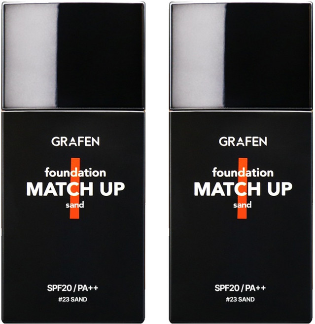 GRAFEN 男士粉底液 40ml, 23 Sand, 2瓶