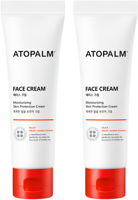아토팜 페이스 유아 크림, 50ml, 2개