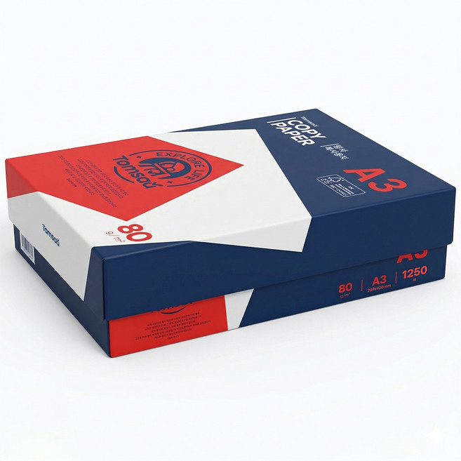 탐사 복사용지 80g, 1250매, A3