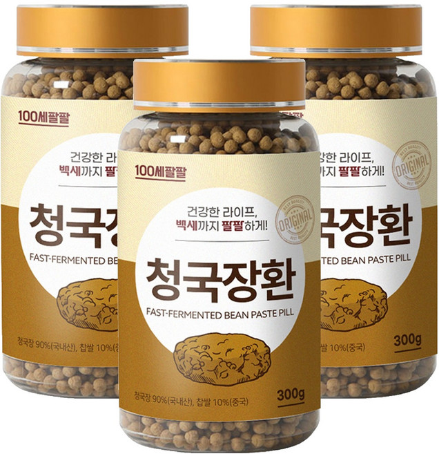 백세팔팔 청국장환, 3개, 300g