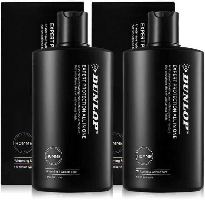 던롭 엑스퍼트 프로텍션 남성 올인원, 200ml, 2개