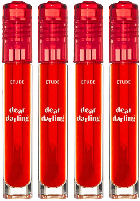 에뛰드 디어달링 워터 젤틴트, 낑깡레드, 4개