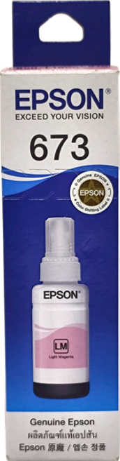 EPSON 正品墨水 適用機型L800/L805/L810/L850/L1800 T6736 70ml, 淡紅色, 1瓶