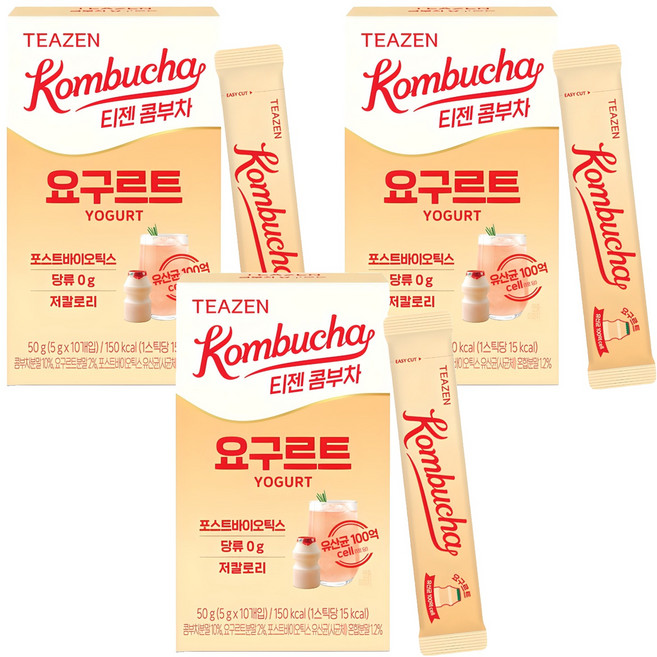 티젠 콤부차 요구르트, 5g, 10개입, 3개