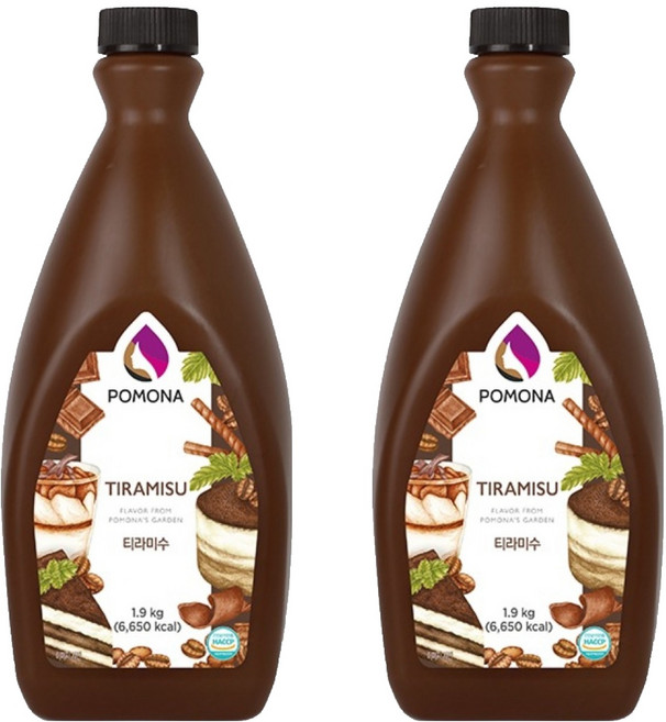 포모나 티라미수소스, 2개, 1.9kg