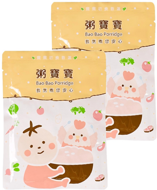 粥寶寶 常溫粥, 金瓜山藥雞肉, 150g, 2包