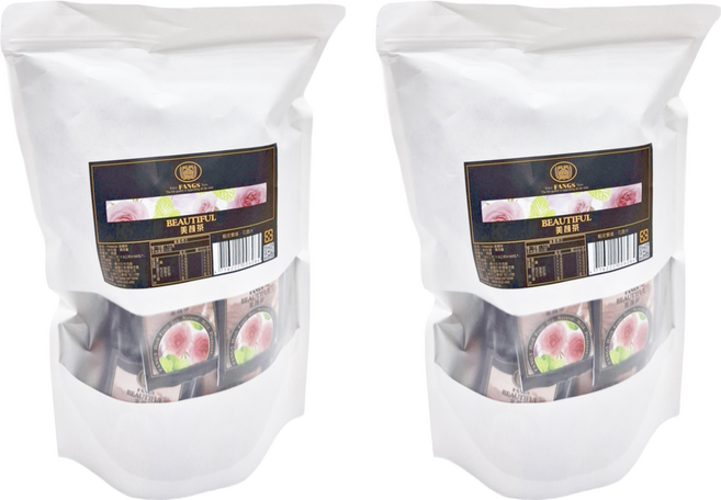 FANGS 方氏 美顏茶 玫瑰薄荷茶, 1.5g, 100包, 2袋