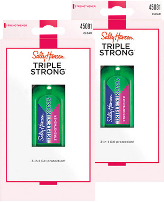 Sally Hansen 莎莉韓森 Triple Strong 指甲強化劑, 13.3ml, 2個