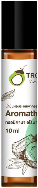 TROPICANA 精油滾珠瓶, 10ml, 1瓶, 薄荷/尤加利