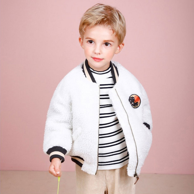 젤리스푼 아동용 웜 파일럿 뽀글이 점퍼