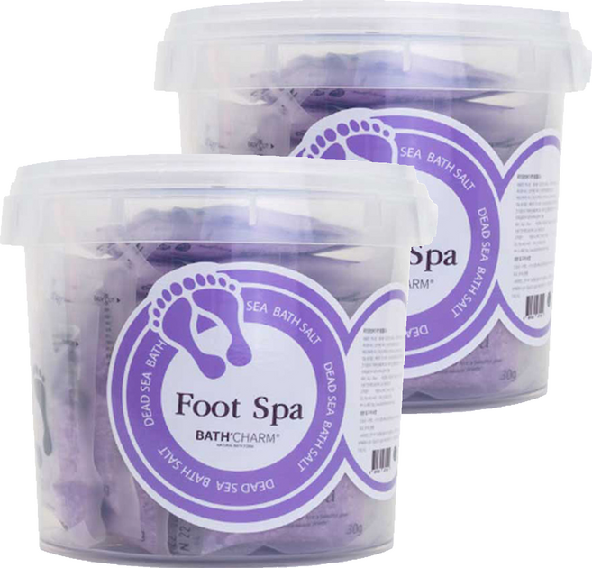 바스참 풋스파 족욕제 라벤더, 750g, 2개