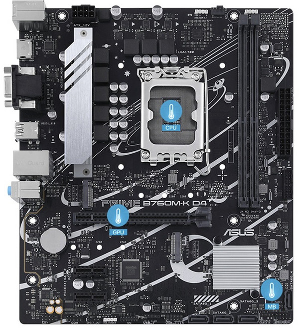 ASUS 華碩 主機板, PRIME B760M-K D4-CSM