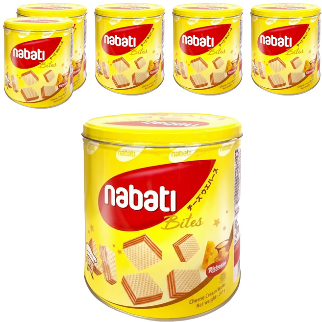 Richeese 麗芝士 nabati 起司威化餅, 287g, 6罐