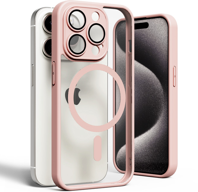 누아트 맥세이프 마그네틱 컬러 엣지 풀커버 휴대폰 케이스