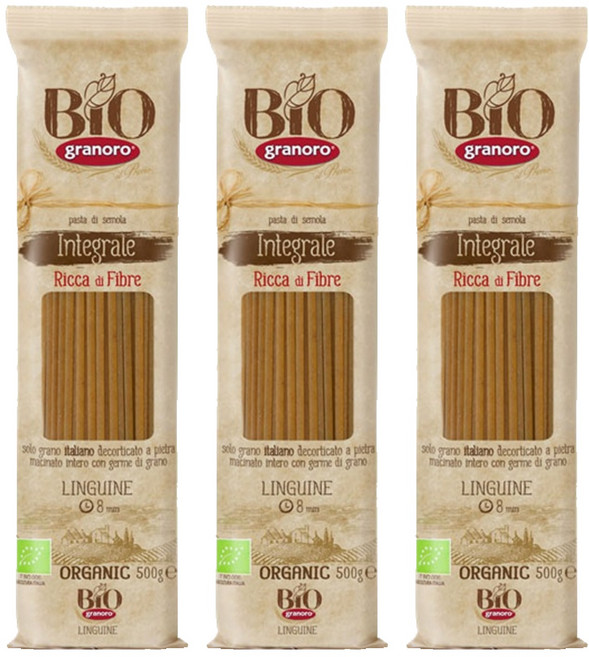 그라노로 유기농 통밀 링귀네, 500g, 3개