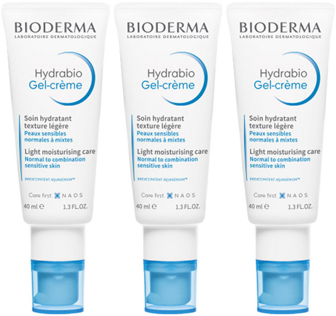 바이오더마 하이드라비오 젤 크림, 40ml, 3개