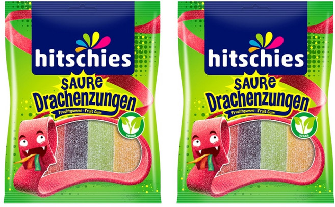 히치스 사우어 드라헨 구미, 125g, 2개