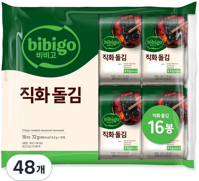 CJ bibigo 直火巖海苔, 48個