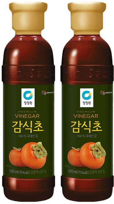 청정원 감식초, 500ml, 2개