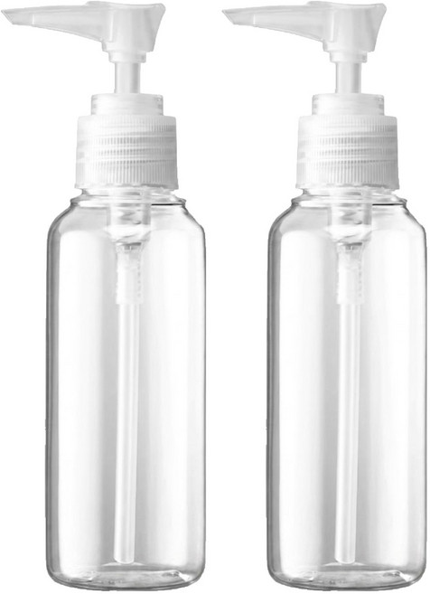 MEKO 圓形長嘴押瓶 100ml, 透明色, 2個