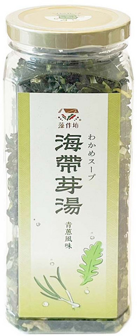 藻作坊 海帶芽湯 植物五辛素 青蔥風味, 120g, 1罐