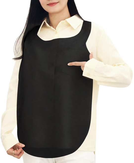 탐사 일회용 앞치마, 100개, 블랙