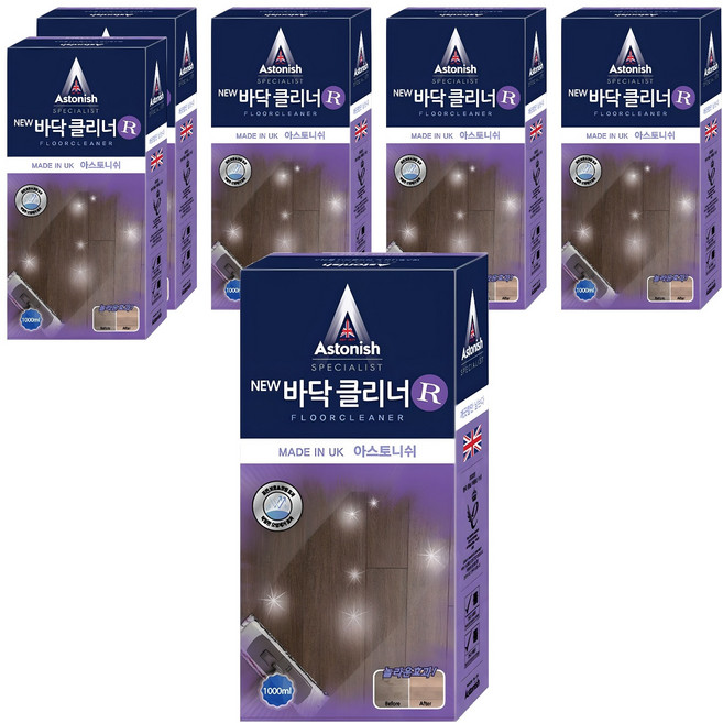 아스토니쉬 바닥 클리너 라벤더, 1L, 6개