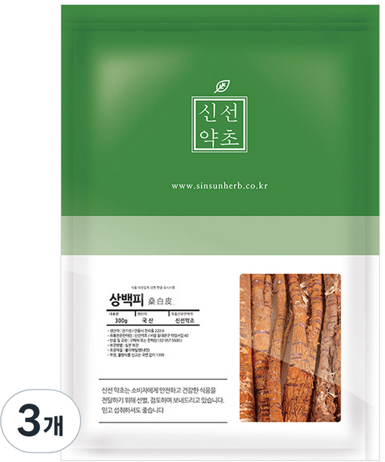 신선약초 국내산 상백피, 300g, 3개