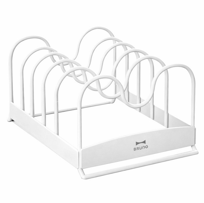 BRUnO 電烤盤配件架/收納架 經典款配件適用, 白色, 1個