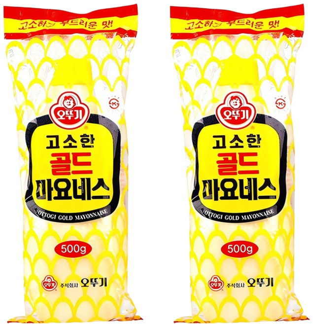 오뚜기 고소한 골드 마요네스, 500g, 2개