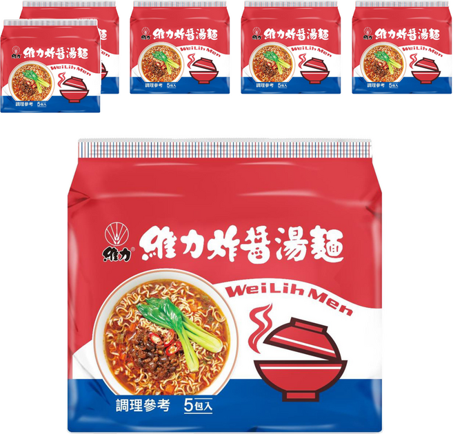 維力 炸醬湯麵 95g, 30包