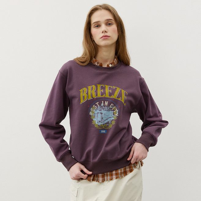 citybreeze 女款 Circle Breeze 棉質運動衫 CTI1SW04