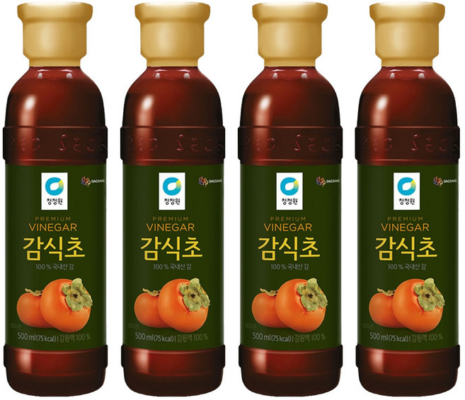 청정원 감식초, 500ml, 4개
