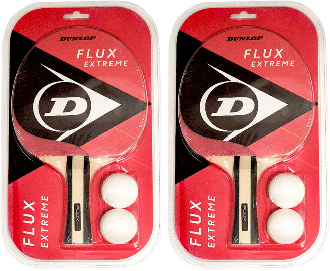 던롭 플럭스 익스트림 양면 탁구라켓 2p+탁구공4p, 2세트