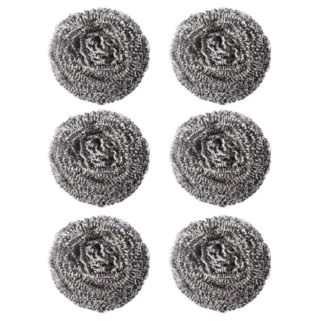 HIKARI 日光生活 不銹鋼絲球 R696 30g, 6個, 1組